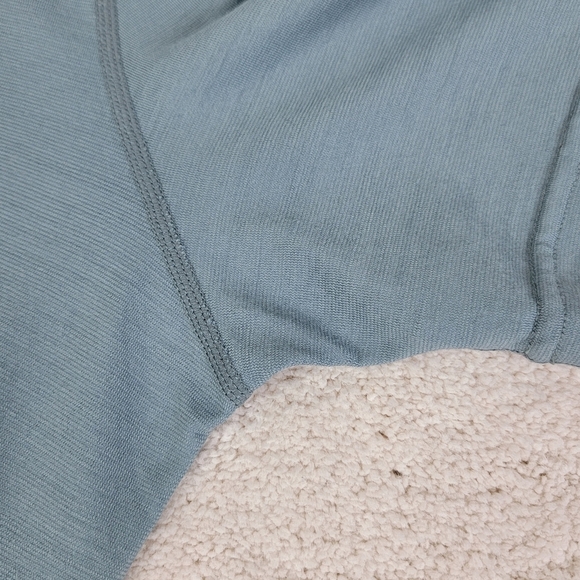 Smartwool Blue Gray Merino Sport 150 Gorpcore Short Sleeve Polo Shirt Sz XXL - Picture 7 of 10